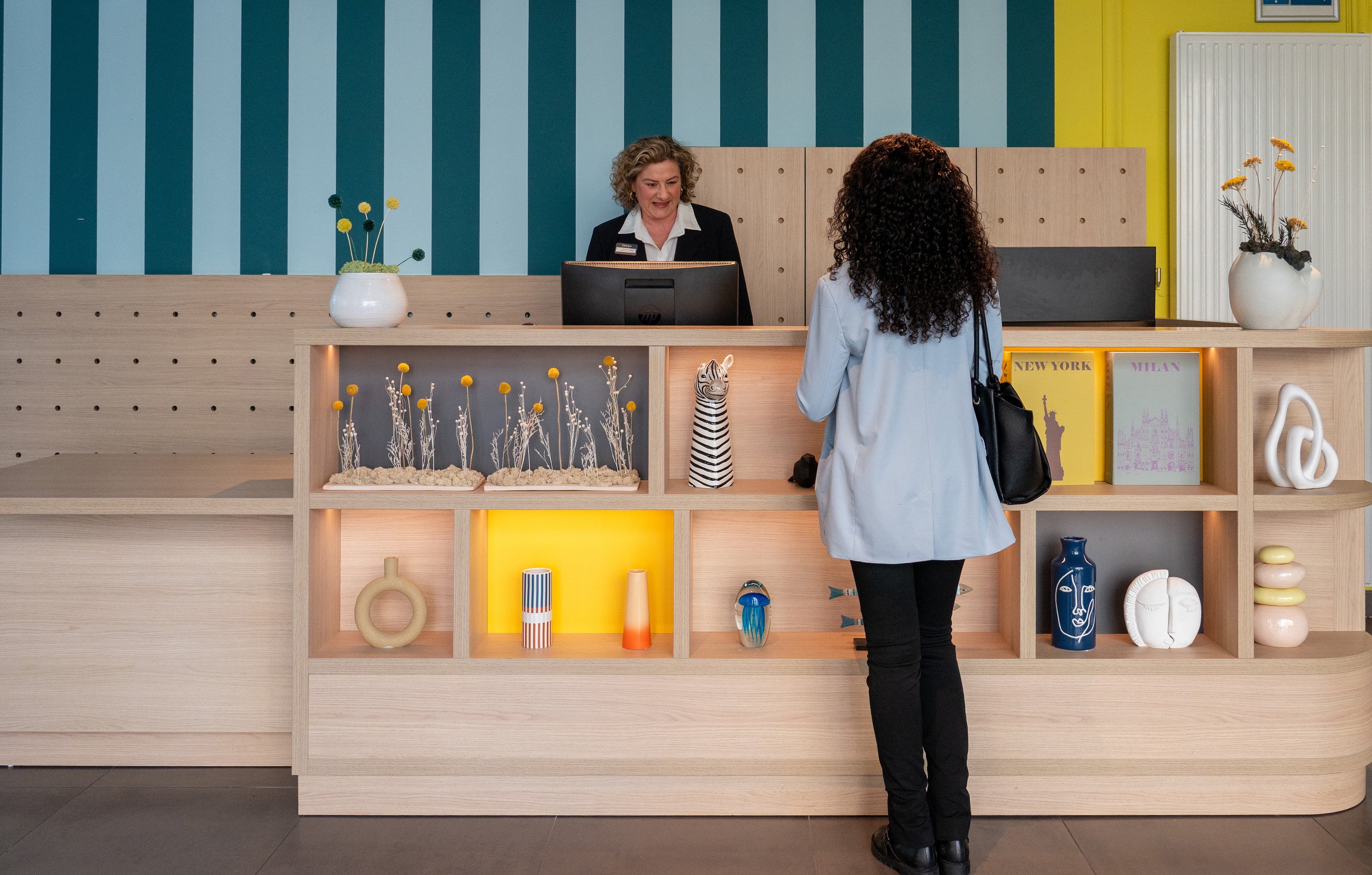 Composition florale projet Odalys Nantes Lichen&CO