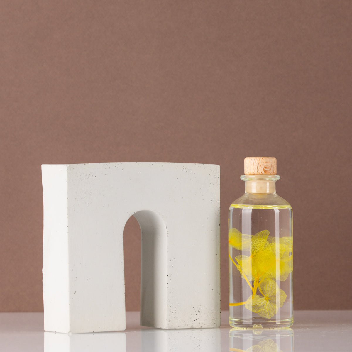 Fleur immergée - Hortensia jaune H12