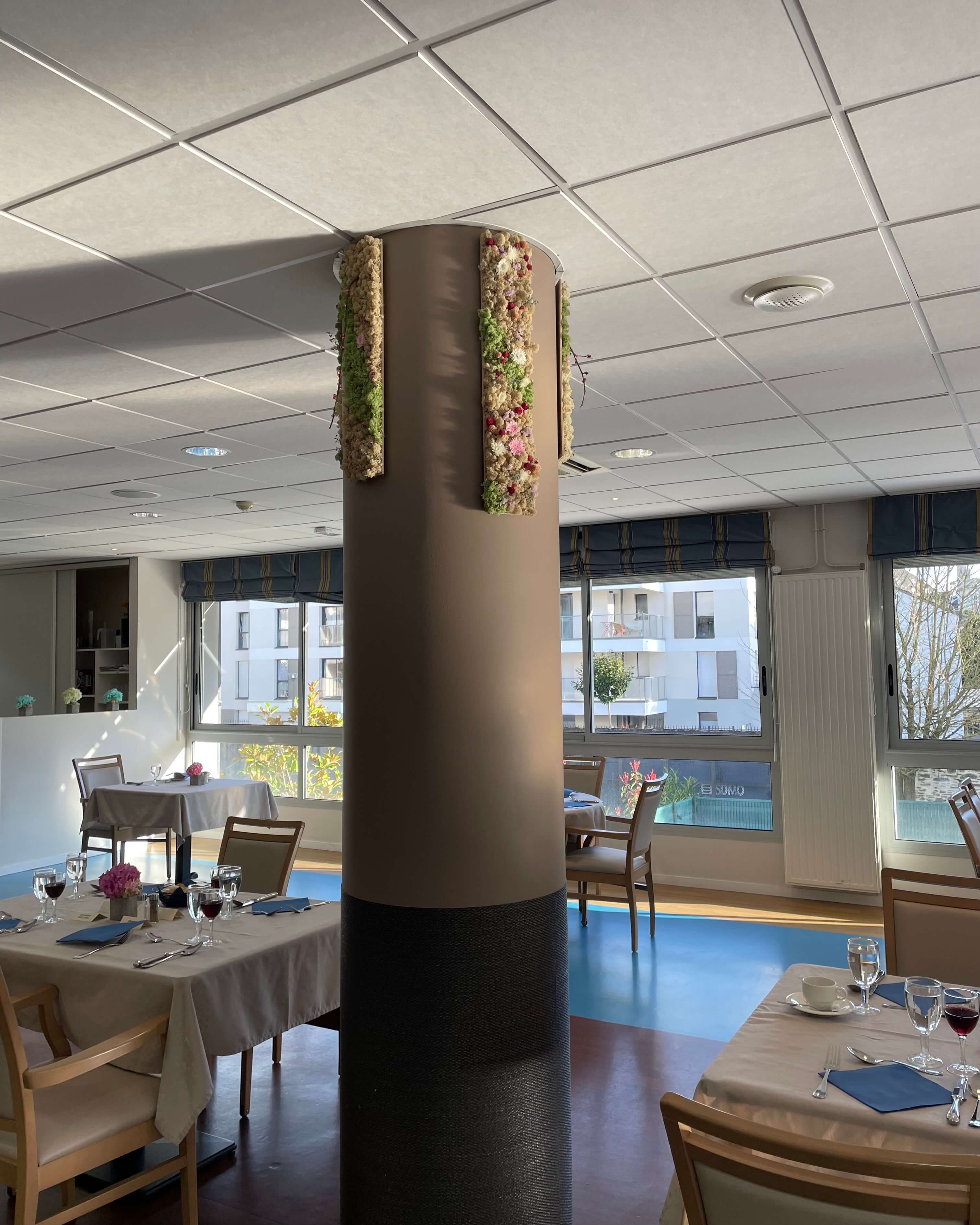 Projet Residence Esperance Nantes Colonnes végétales