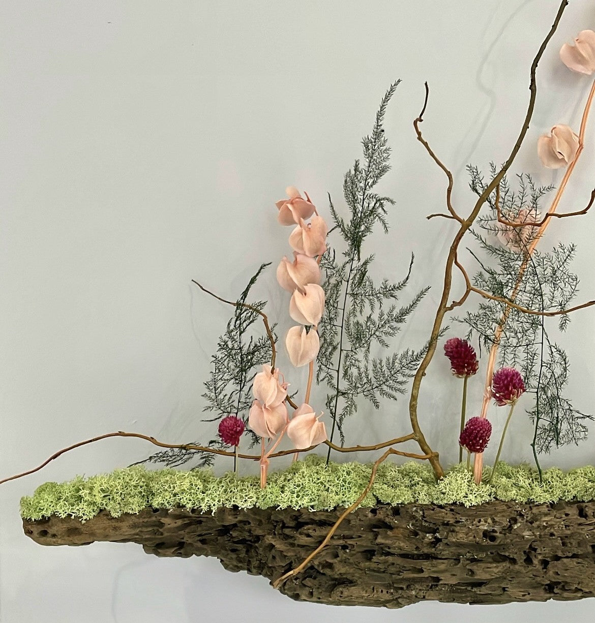 composition florale azuria coiffure zoom